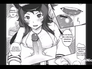 Yasuo Fucks White Ahri's Rich Pussy until he Cums in her
