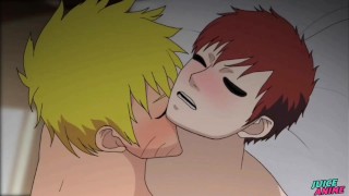 Naruto e Gaara Namorados por uma noite. - Hentai Bara Yaoi