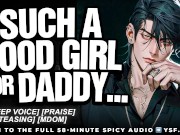 Preview 1 of Daddy teaches you how to take every inch | YSF | Male Moaning | ASMR Roleplay | Audio Erotica