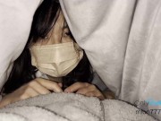 Preview 3 of [Amaateur video] Japanese sex friend girl always gives me a quick blowjob when I'm sick in bed