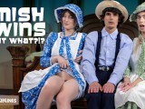 Former Amish Jill Shares Her New Husband's Big Cock With Her Amish Step Sister - TeamSkeet