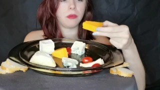 asmr mukbang feederism platô fromage