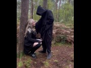 Preview 2 of Ghost Face gets Sucked in the Woods