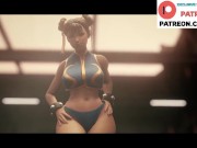 Preview 6 of Chun Li Hard Anal Riding After Fight | Hottest Street Fighter Anal Hentai 4k 60fps