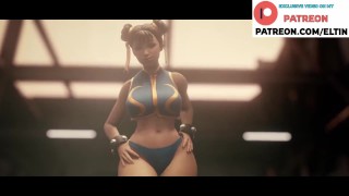 Hottest Street Fighter Anal Hentai 4K 60Fps Chun Li Hard Anal Riding After Fight