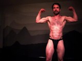 Flexing & bodybuilding posing practice (fan custom)