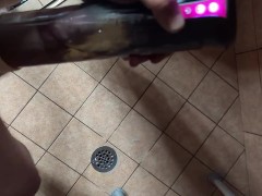 Dancing And Pissing While Pumping My Cock