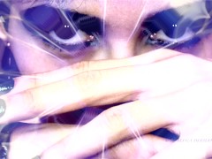 Dark eyes and long nails worship to mesmerize your mind - fetish padrona italiana mistress brunette