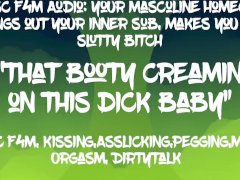 Masc F4M Audio: Masculine Homegirl pegs you and makes you take her dick