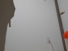 【オナニー】見えないエロとローションでぐちょぐちょになった手コキが気持ち良すぎて腰を振ってしまいました【えすくん】　男 オナニー ローション 日本人 影 無修正 - Screenshot 1 of 16 - Shadow Masturbation