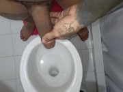 Preview 3 of Cock urinating / golden shower / pee toilet