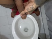 Preview 5 of Cock urinating / golden shower / pee toilet