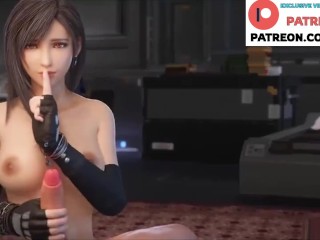 Tifa Lockhart do Sweet Squirt and getting Creampie | Final Fantasy Hentai Animation 4k 60 Fps
