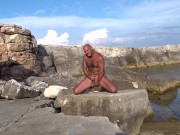 Preview 4 of jerking on the rocks