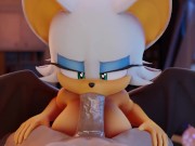Rouge the Bat wants SWALLOW your THICK CUM | Merengue Z - Pornhub.com