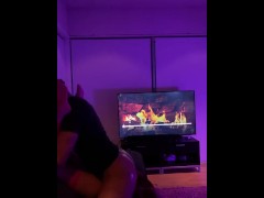Los ram raids his islander girlfriends pussy and fills her up with hot cum