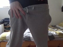 Blowing HUGE Load On The Floor After Masturbating