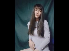 男の娘オナニー Japanese crossdresser teasing