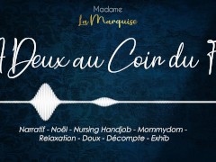 Les Elfes de Mère Noel 3 A deux au coin du feu (nursing handjob)