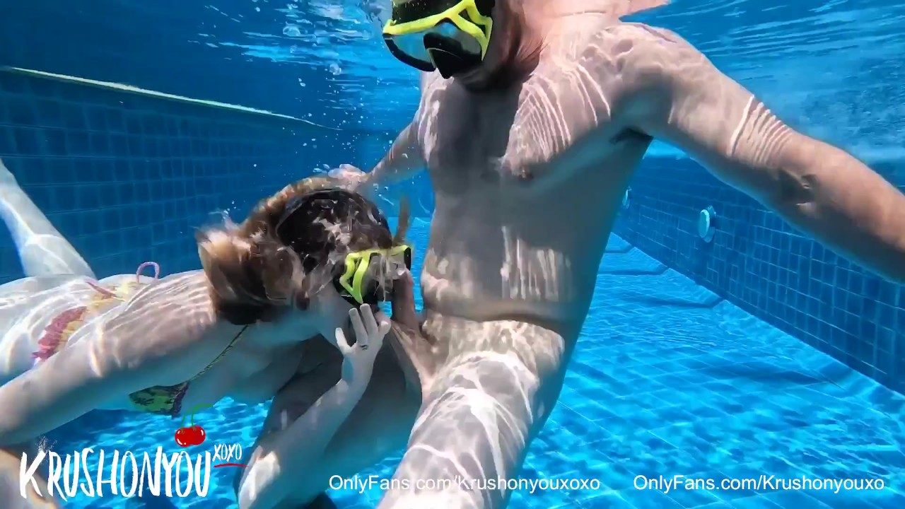 UNDERWATER BALLBUSTING IN PRIVATE POOL IN THAILAND FOR HONEYMOON  
