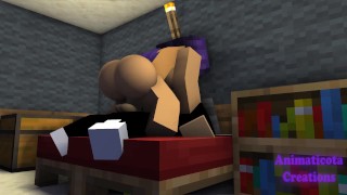irmã do Jenny é super excitada - Minecraft Sex Mod