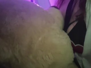 masterbation, solo female, teen, humping teddy bear