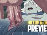 Fucking your extremely vocal mermaid boyfriend | Hiccup & Jack Frost ANIMATION (preview)