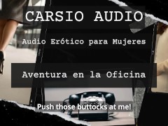 "Aventura en la Oficina" - AUDIO Erótico para Mujer [Trabajo] [Jefa] [Subtitulado] [Closed Captions]