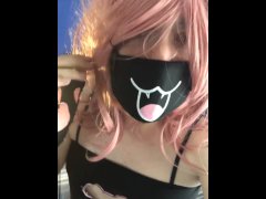 Neko Femboy In Cute Lingerie