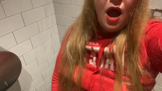 I Record Myself As I Masturbate In A Public Restroom