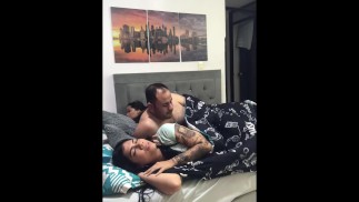 We invade my stepfather's room and I make him fuck me with a spoon