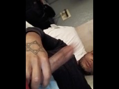 Beating my dick at hotel