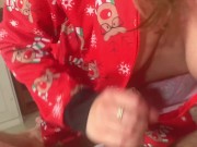 Preview 4 of Unwrap the Christmas present and fill it with creampie. Holiday mood with even more sex!