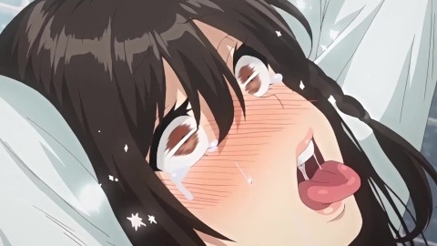 Girl with Ahegao Face Loves to do Netorare in Public Bathroom | Anime Hentai 1080p