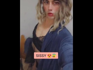 BEAUTIFUL FRENCH SISSY LOOKING FOR ALPHA