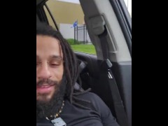 Getting rid of a little work stress in the parking lot 😈