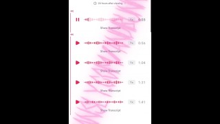 vtuber te envía audios de ella follando en snapchat