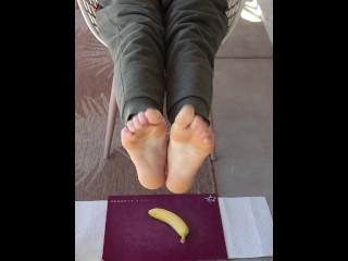 Crushing Bananas under my Soles