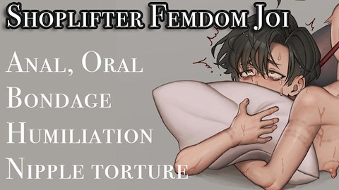 [Anal, JOI oral] Un propriétaire d’magasin futa vous baise pour vol à l’étalage [Torture des tétons, humiliation]