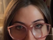 Preview 5 of Suck my cock a girl with glasses