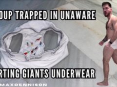 Group trapped in unaware farting giants underwear