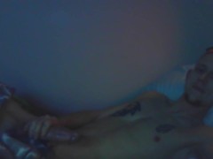 Cute Guy with Huge Sexy Dick Teasing his self