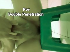 (POV) DOUBLE PENETRATION IN PUSSY