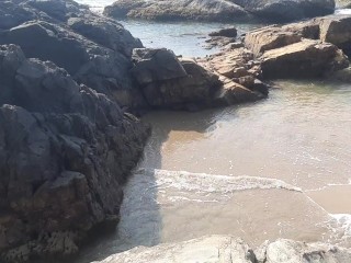 India, GOA, Kirim Beach. December 2023