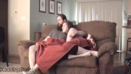 Step Brother and Step Sister Watch A Scary Movie And Fuck - Winky Pussy
