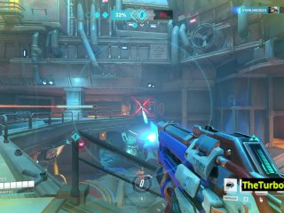Big dick soldier 76 completely runs through a full 5 man