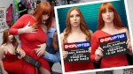 Vurige roodharige winkellifters gebruiken hun wit en sex-aantrekkingskracht om van de haak af te komen - Shoplyfter