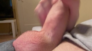In the afternoon jerking off and cumming there.