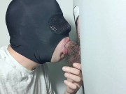 Preview 6 of Straight male with hairy cock, returns to gloryhole after a few very horny months.