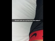 Preview 3 of Cheating girl fucks guy on first tinder date and snaps bf on Snapchat